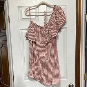 NWOT Billabong Sincerely Jules one shoulder tie waist dress